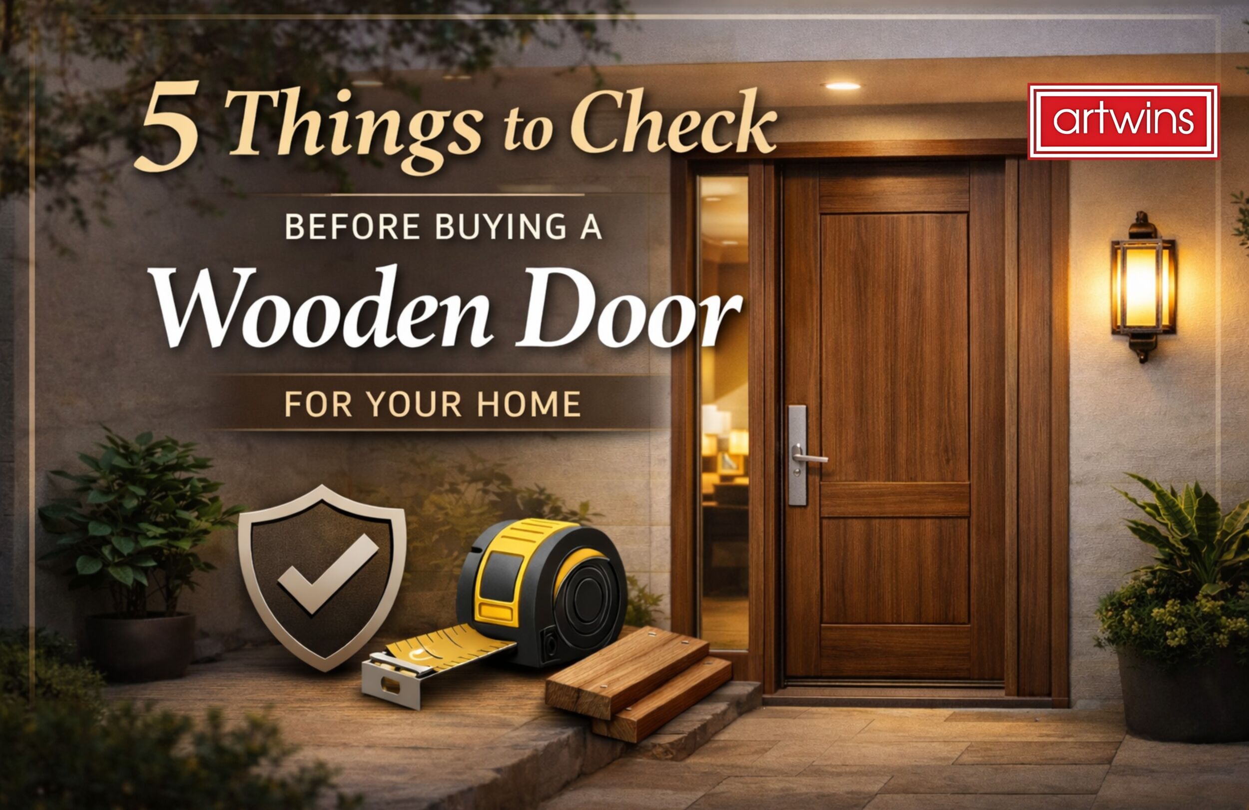 5 Things to Check Before Buying a Wooden Door for Your Home